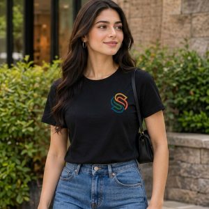 Women's Premium Black T-Shirt