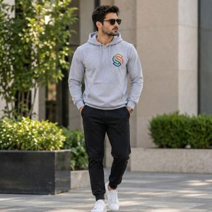 Men's Classic Grey Hoodie