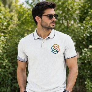 Men's Classic White Polo Shirt